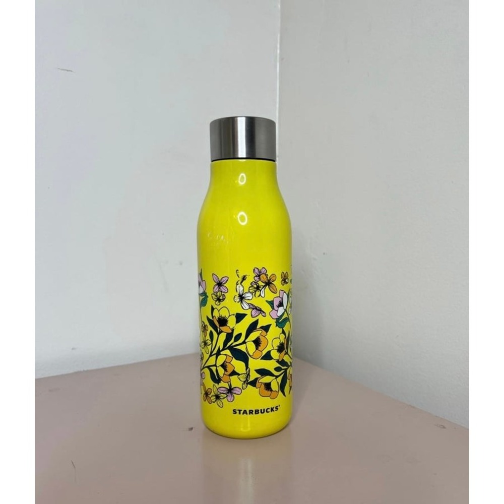 Starbucks Spring Floral 20 Ounce Stainless‎ Steel Water Bottle